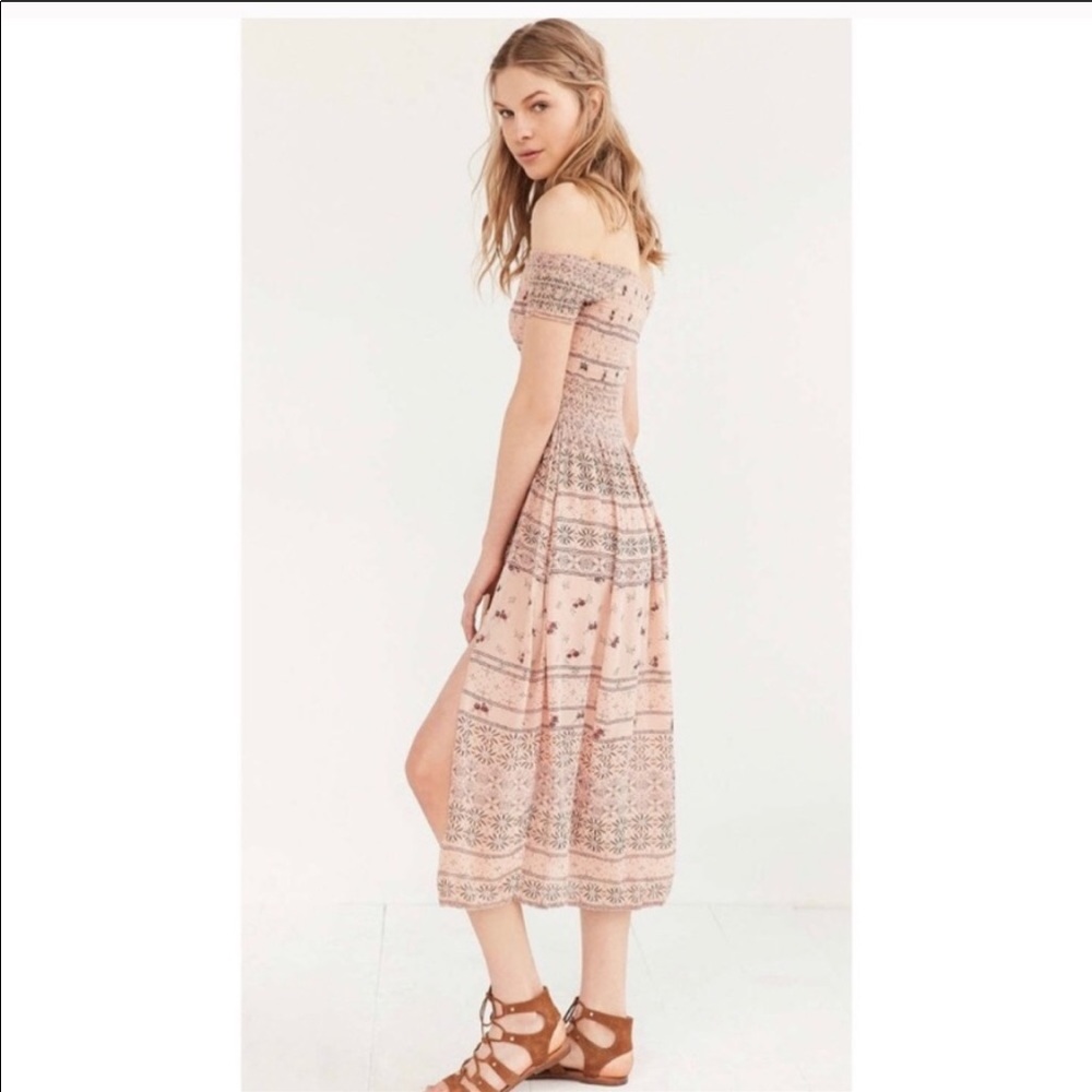 UO Kimchi Blue off the shoulders dress